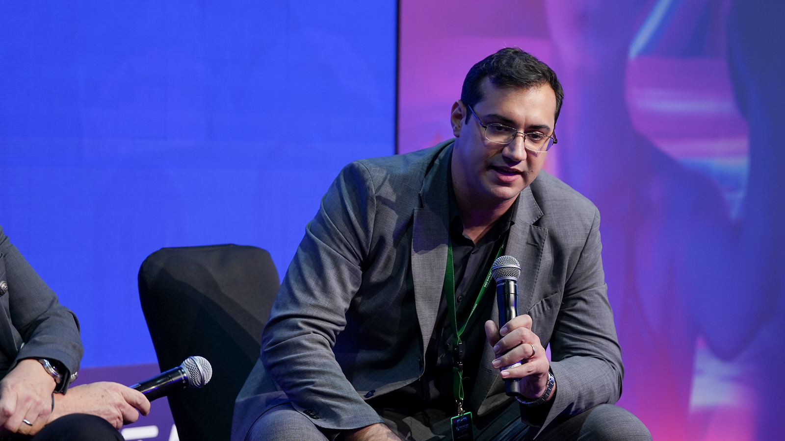 Michael Chaybeh discussing blockchain infrastructure